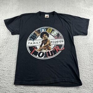 Bad Boy Family Reunion Tour‎ Shirt Mens Medium Black Double Sided Rap Tee Band